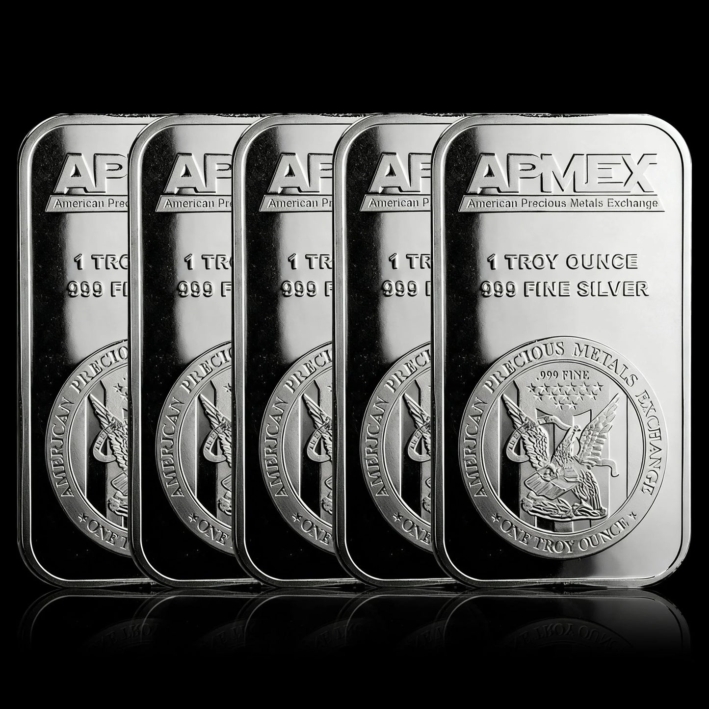 .999 Fine Pure APMEX Silver Bar