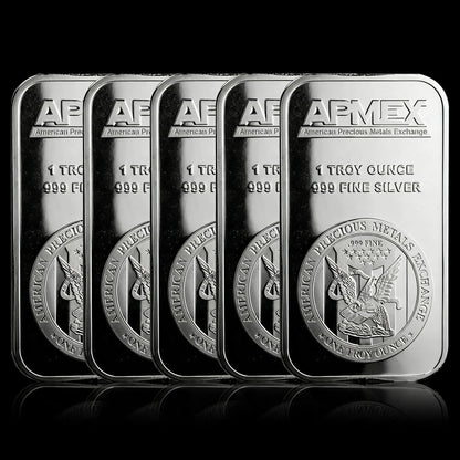.999 Fine Pure APMEX Silver Bar
