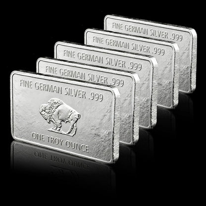 Germany Buffalo Silver Bar ( 1 Troy Ounce )