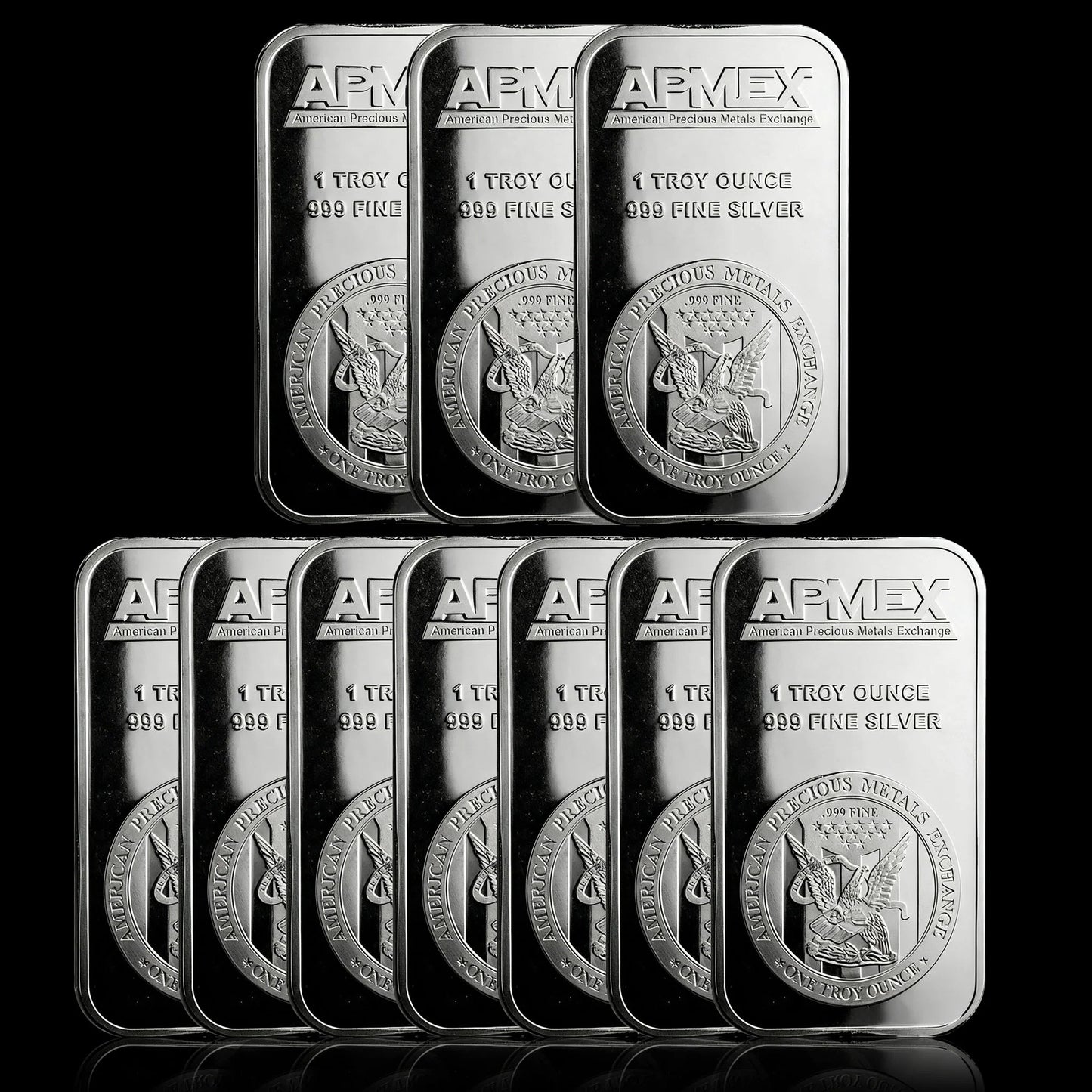 .999 Fine Pure APMEX Silver Bar