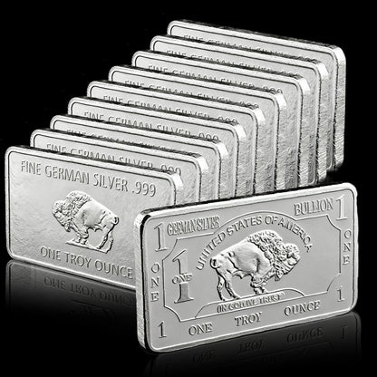 Germany Buffalo Silver Bar ( 1 Troy Ounce )