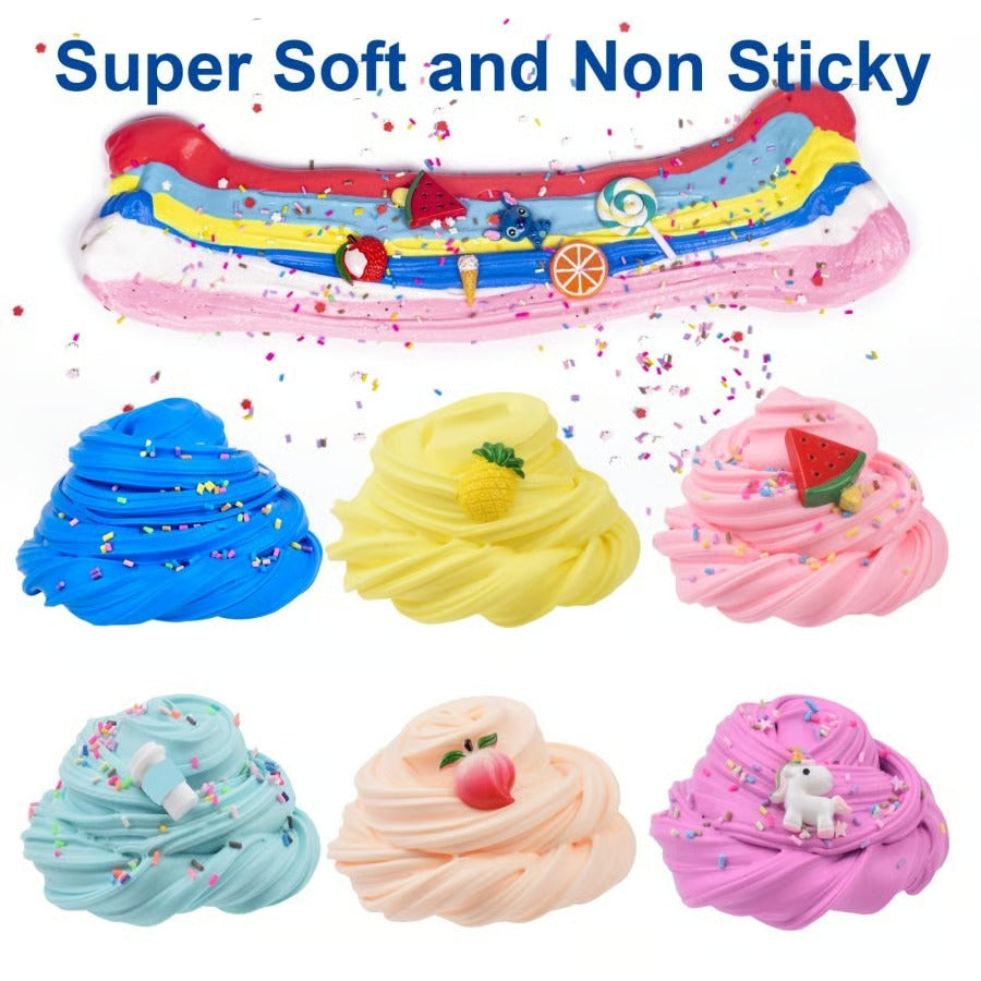 Super Butter Clay Slime – DIY Soft & Squishy Scented Slime for Stress Relief & Fun