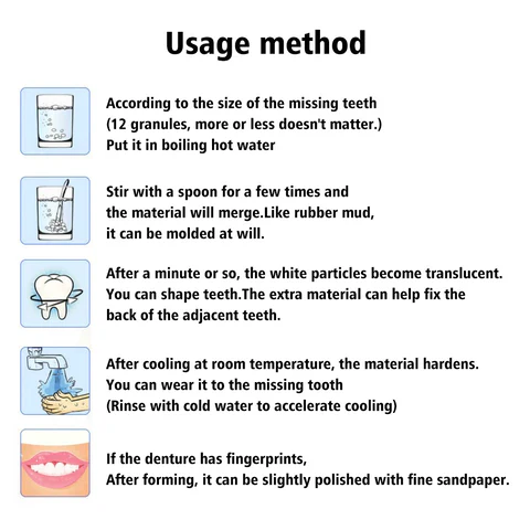 Eelhoe Temporary Tooth Repair: Perfect Solution for Gaps and Missing Teeth!✨