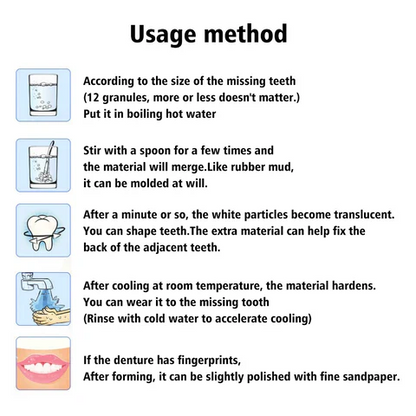 Eelhoe Temporary Tooth Repair: Perfect Solution for Gaps and Missing Teeth!✨