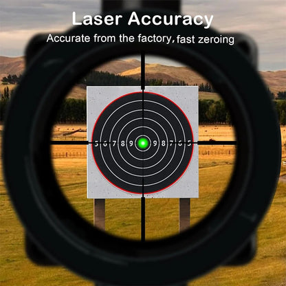 Universal Laser Bore Sighter Kit — Red/Green Aperture, 32 Adapters for All Calibers