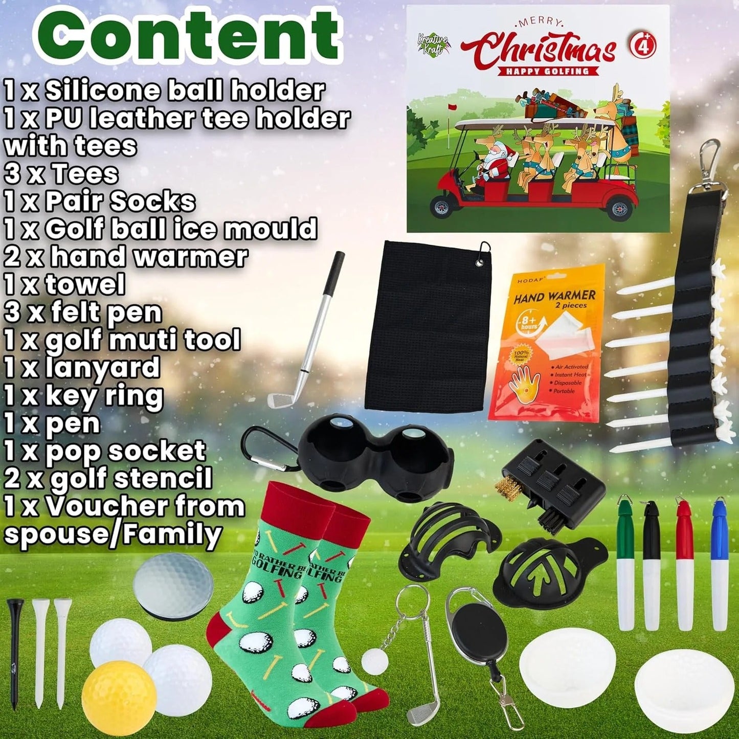 GolfAdvent™ Calendar 2025 – 24 Days of Golf Surprises! ⛳