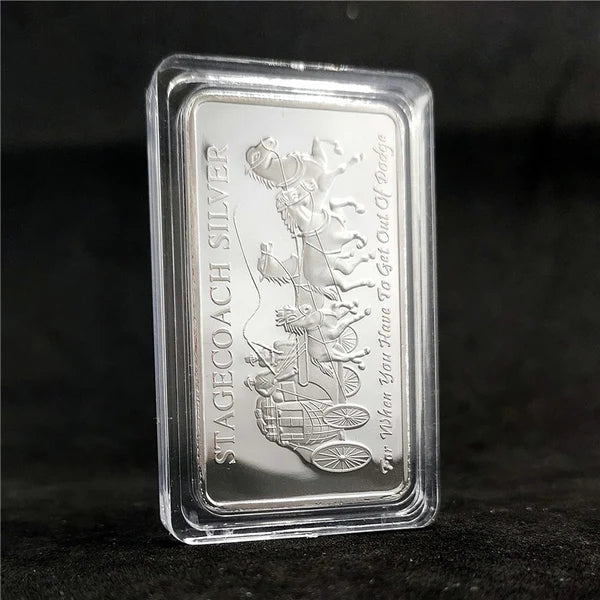 Stagecoach silver Bar -1/4 Divisible Bar