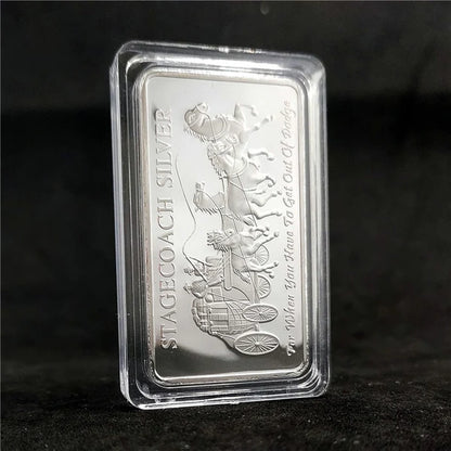 Stagecoach silver Bar -1/4 Divisible Bar
