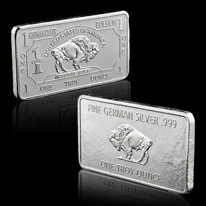 Germany Buffalo Silver Bar ( 1 Troy Ounce )