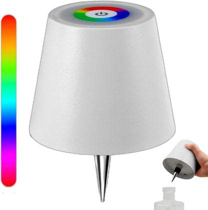 Wireless Bottle Lamp – 3-Color Rechargeable Touch Light