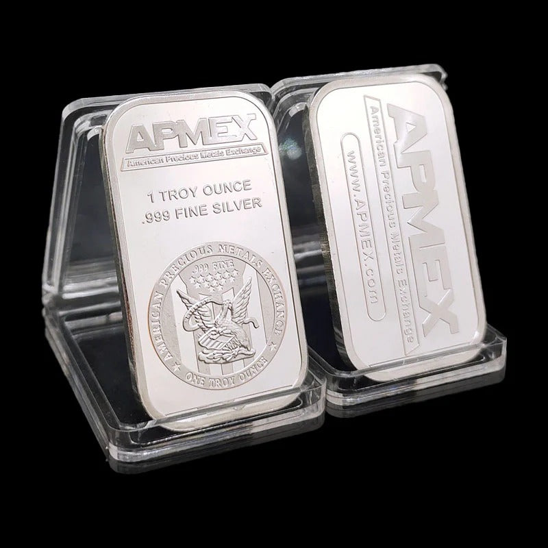 .999 Fine Pure APMEX Silver Bar