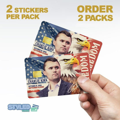 Patriot Debit Card Stickers – Freedom-Inspired Designs