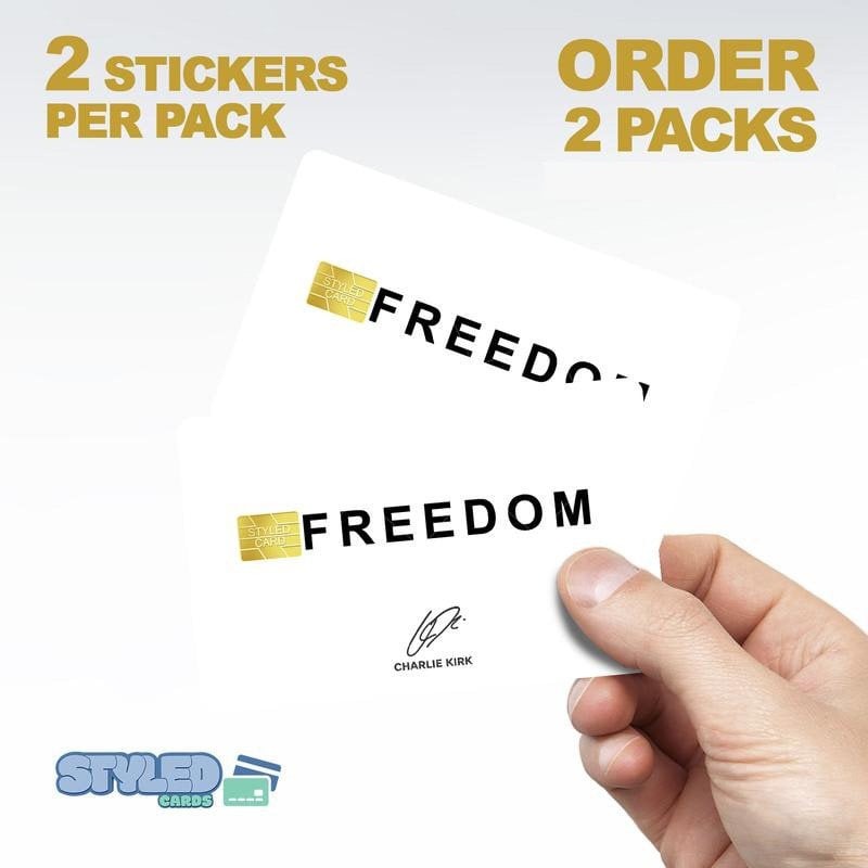Patriot Debit Card Stickers – Freedom-Inspired Designs