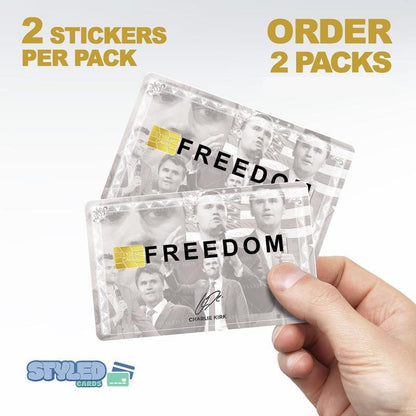 Patriot Debit Card Stickers – Freedom-Inspired Designs