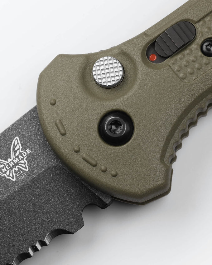 9070 Pocket Folding Knife D2 Steel Blade Non-slip Nylon Fiber Handle